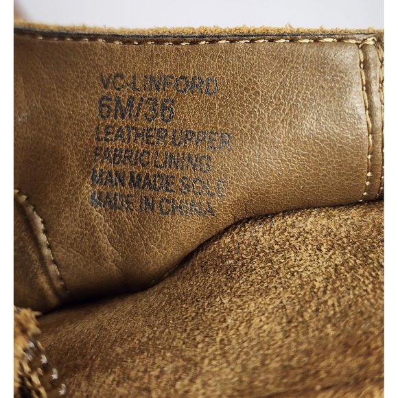 Vince Camuto Linford Boots Womens Size 6M Brown Suede Tasseled Ankle Booties - Picture 10 of 12